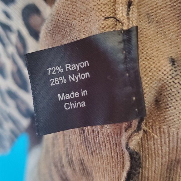 Lane Bryant animal print cardigan - Picture 4 of 5